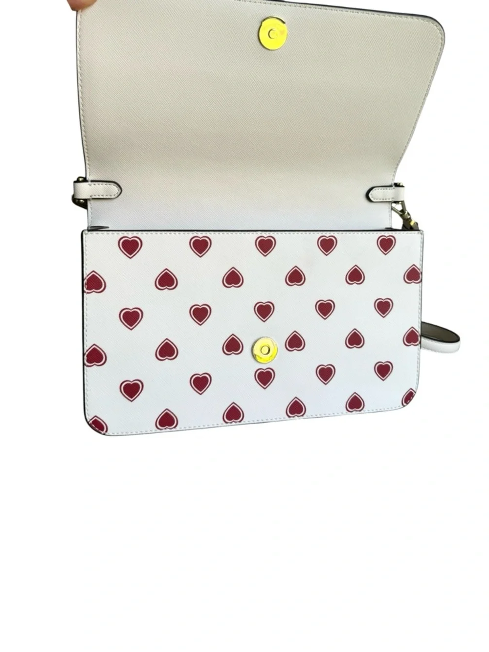 🆕 Kate Spade Madison Heartfelt Geo Flap Shoulder Bag Crossbody